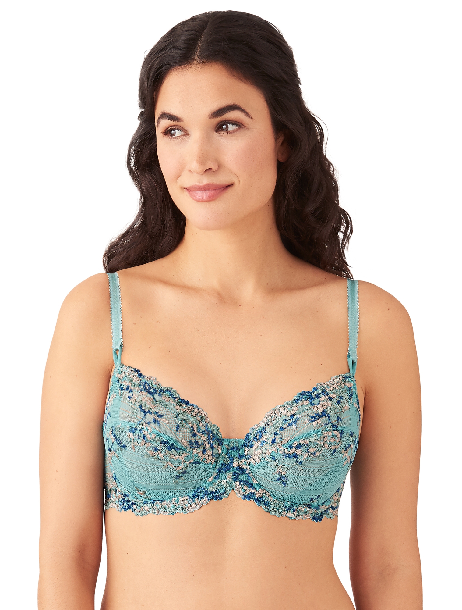 Wacoal Embrace Lace Underwire Bra 65191, Up To Ddd Cup In Blackberry Multi  | ModeSens