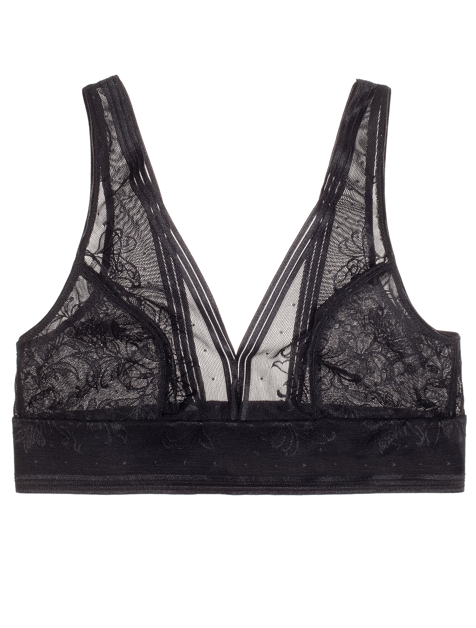 Net Effects Black Bralette from Wacoal