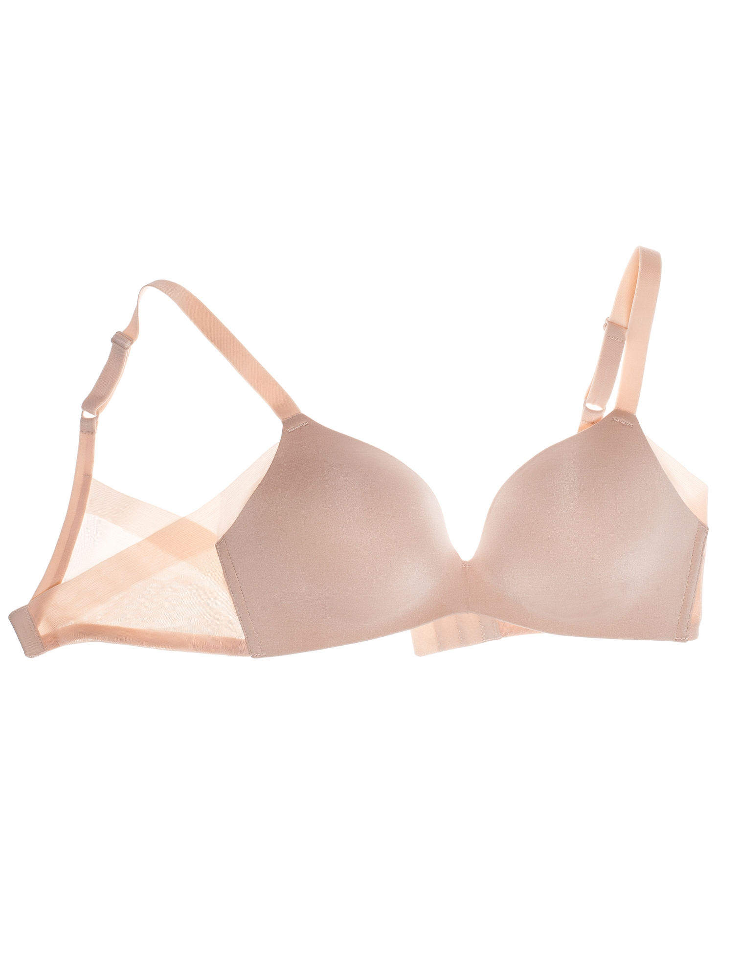 NWT WACOAL 852281 Ultimate Side Smoother, Wireless, T-Shirt Bra, Beige