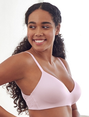 Future Foundation Wire Free T-Shirt Bra with Lace