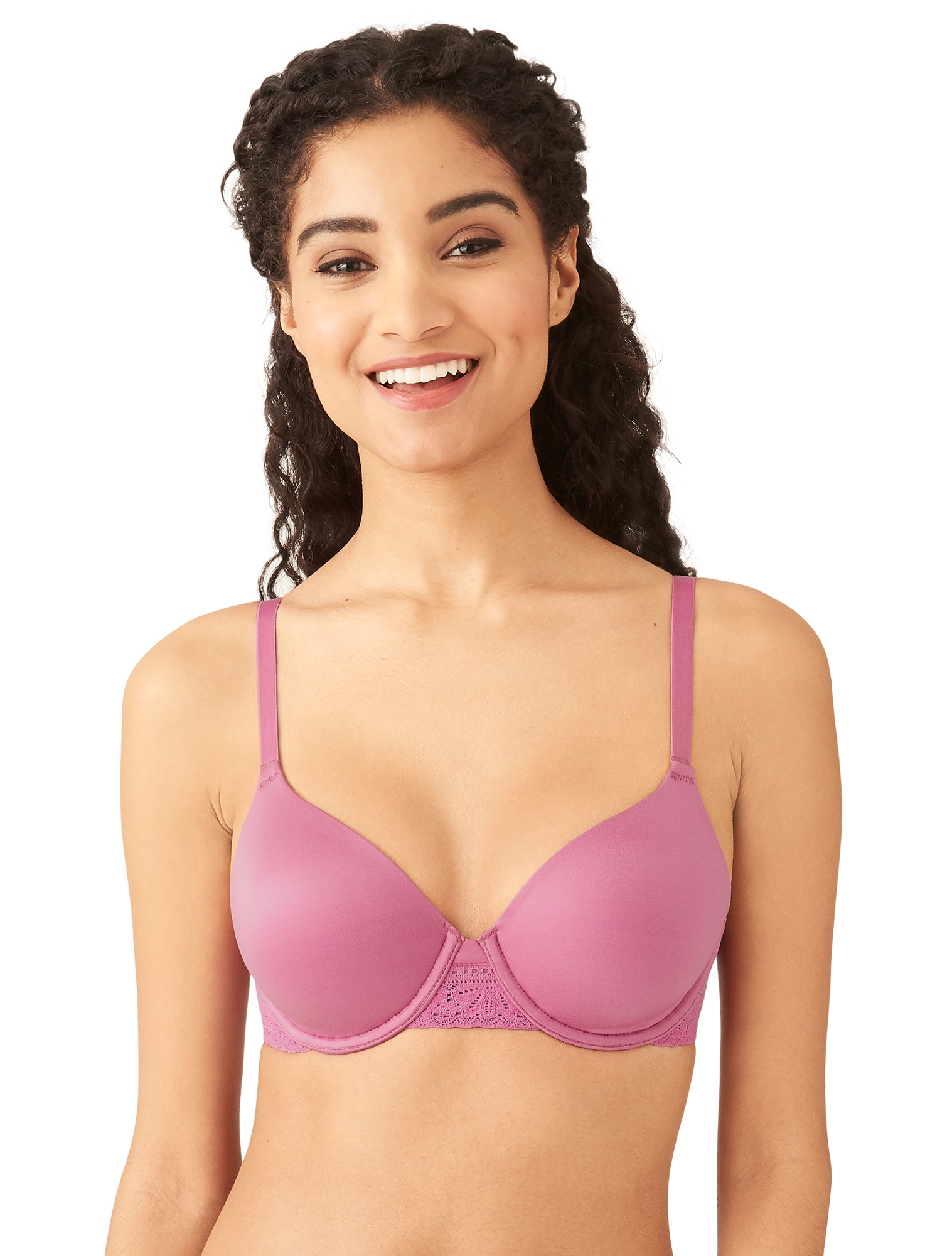b.tempt'd by Wacoal Women's Future Foundation with Lace Wirefree Bra,  Purple Impression, 34D