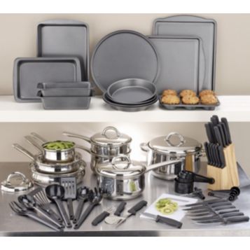 Fingerhut - 96pc Mini Kitchen Starter Set