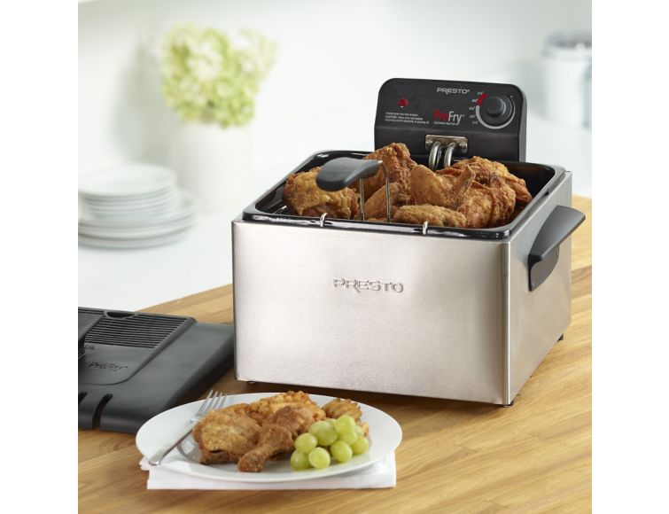 Presto ProFry 12-Cup Dual-Basket Deep Fryer