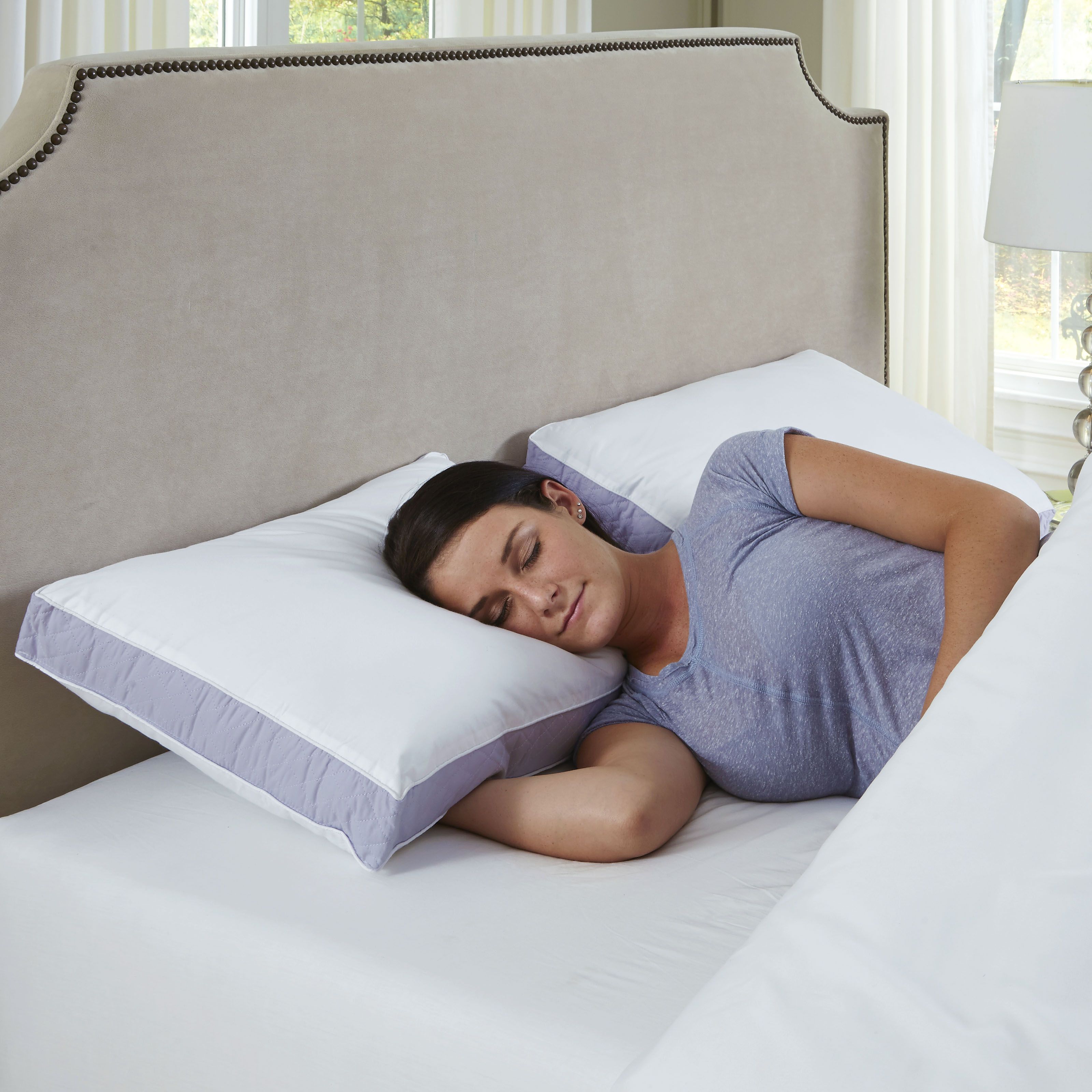 Fingerhut - Density Extra Firm Pillows 2-Pack - Queen