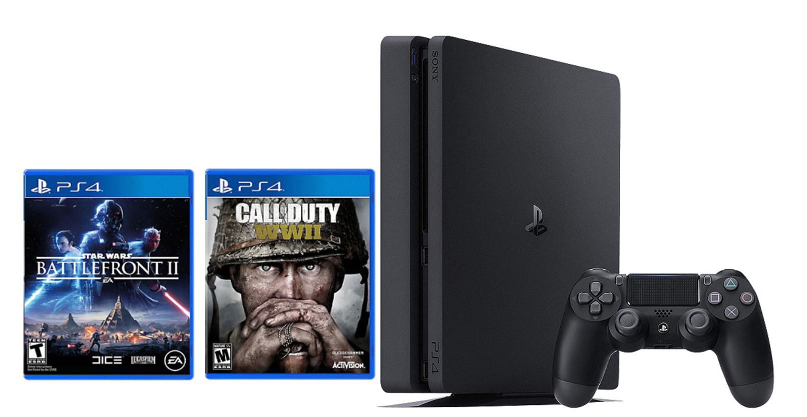 Fingerhut - Sony PS4 1TB Console Bundle with Star Wars & Call of Duty: WWII