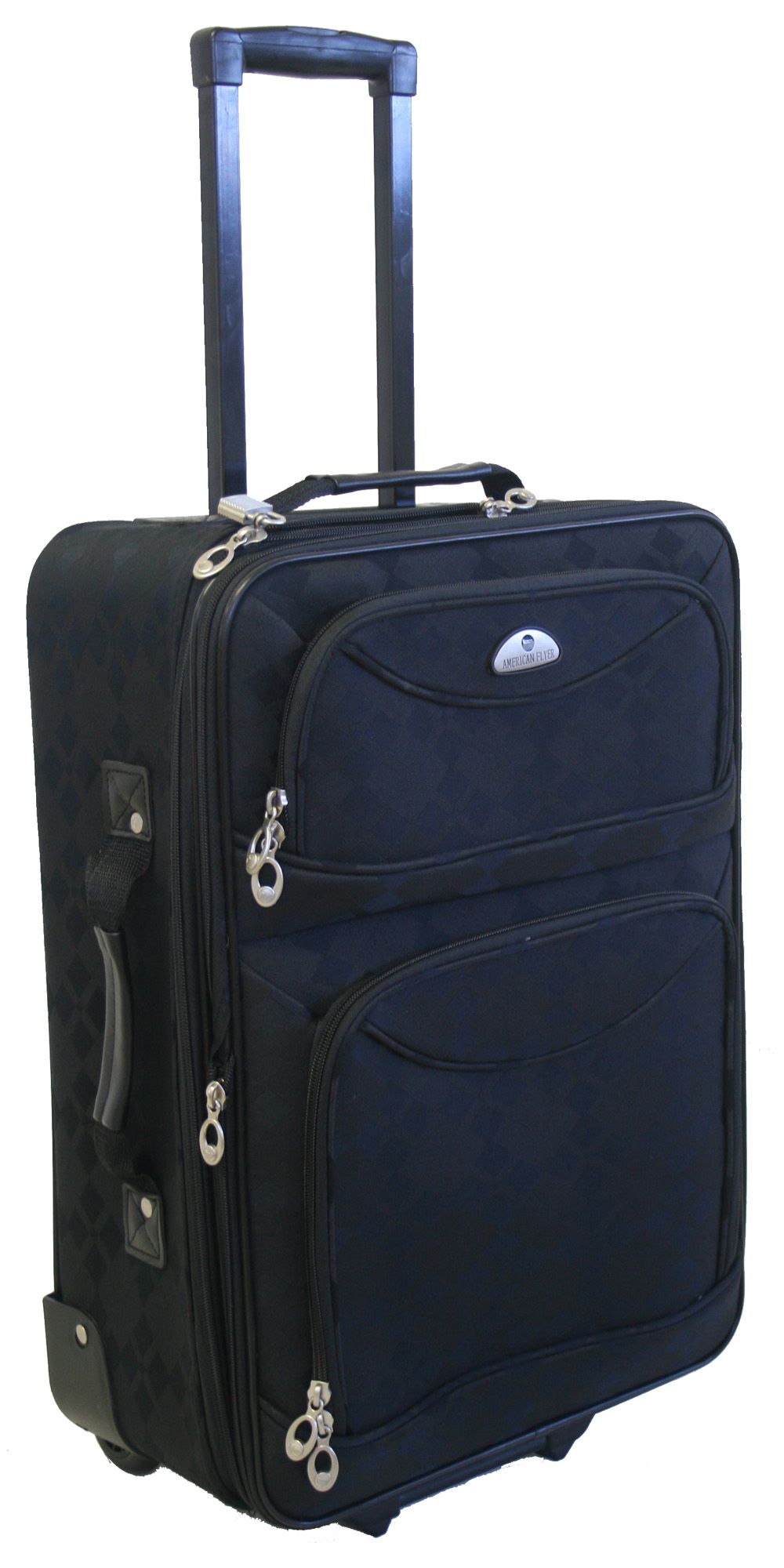 American Flyer Black Polyester Travel Luggage for sale