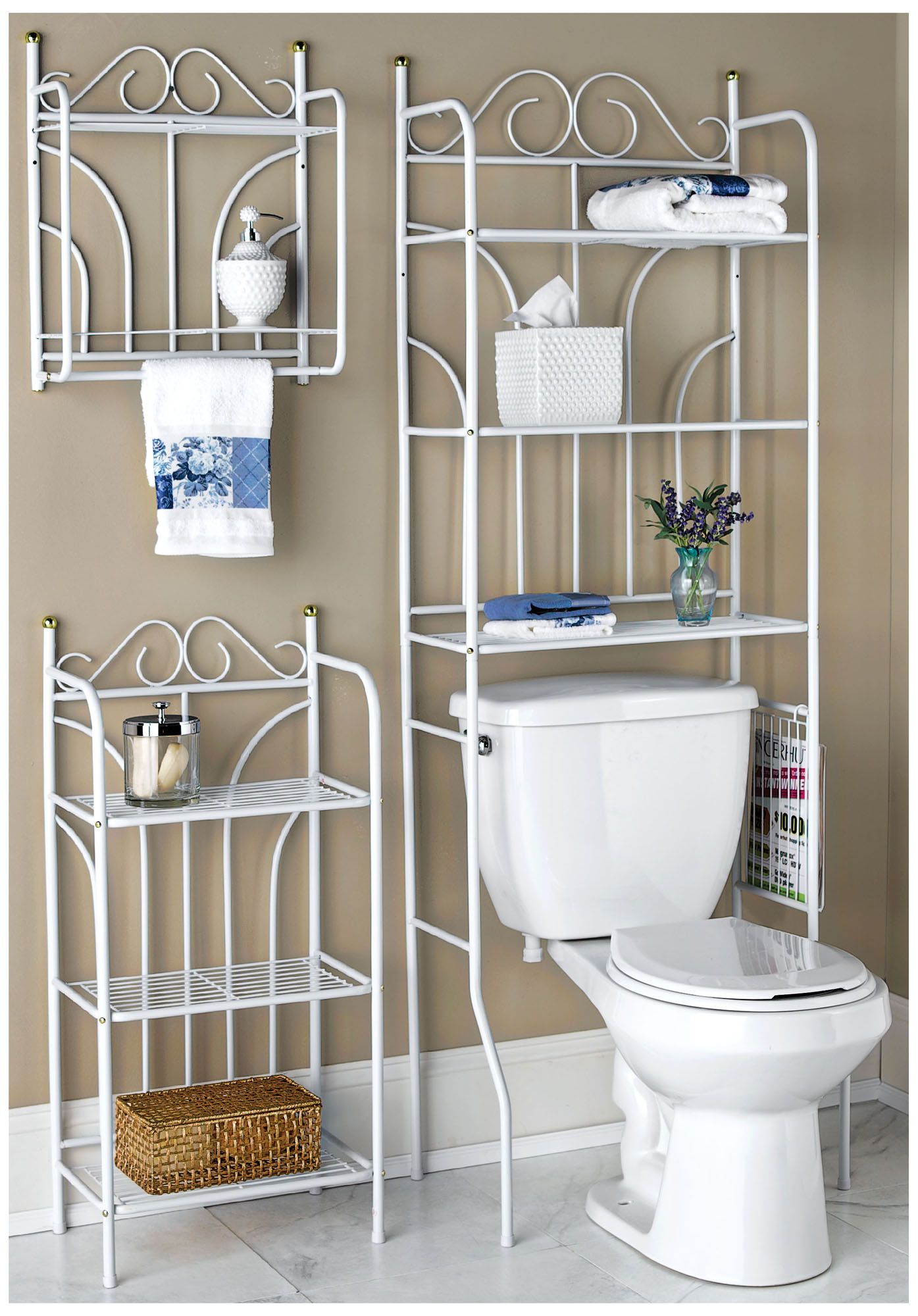 Fingerhut - Over-the-Sink Organizer Shelf