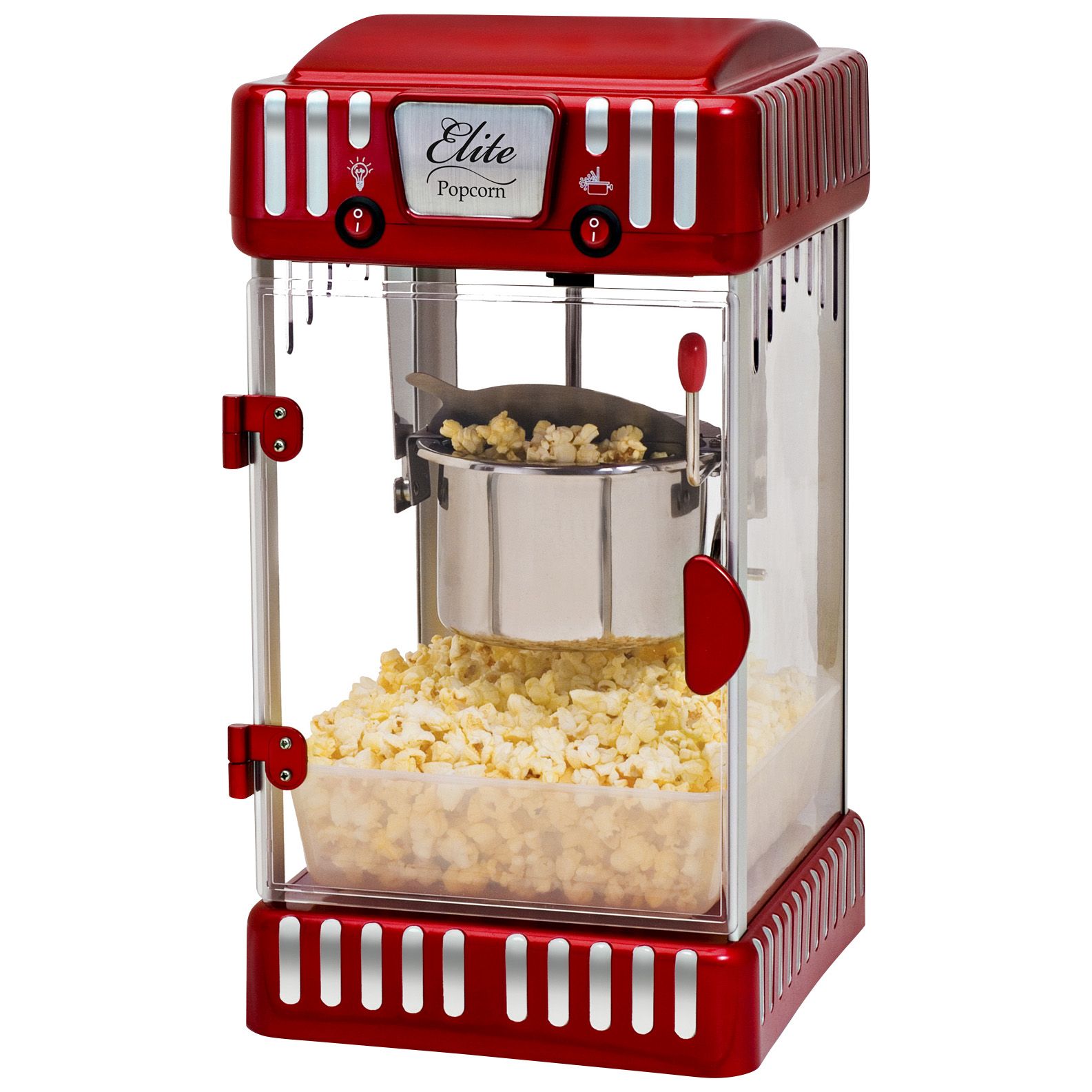 Fingerhut - Elite Kettle Popcorn Maker