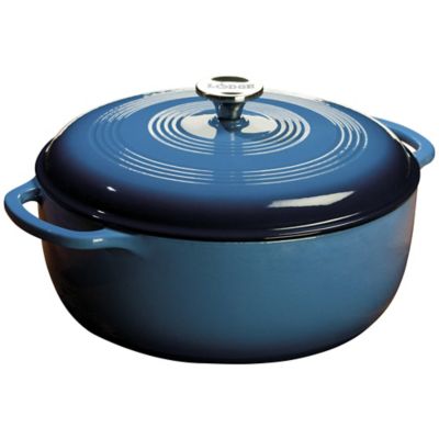 Fingerhut - Lodge 4-Qt. Enameled Cast Iron Dutch Oven - Red