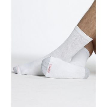 Hanes men's cotton 2025 socks