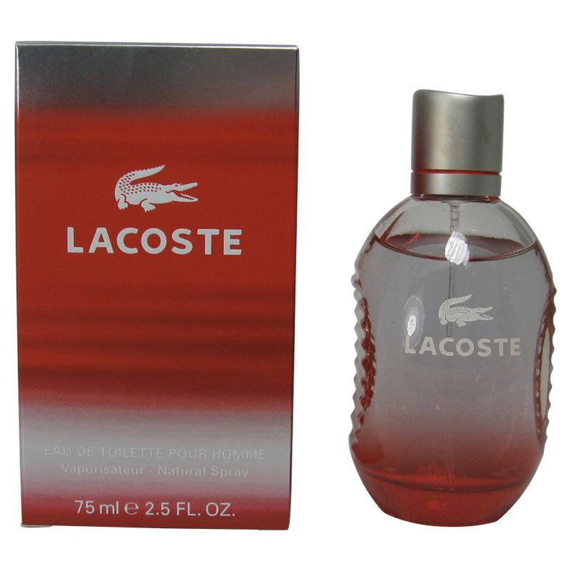 Fingerhut Lacoste Red Style In Play Eau De Toilette Spray 2.5 Oz