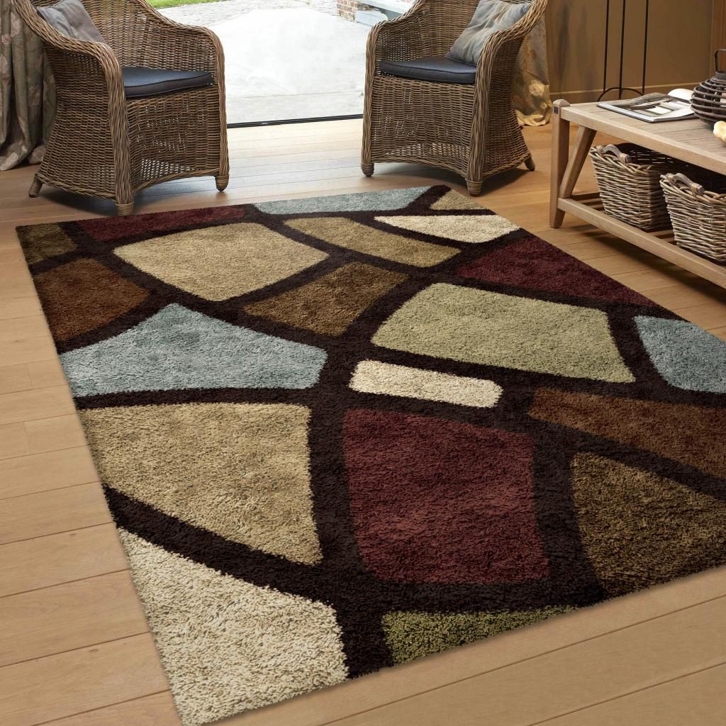 Fingerhut - Orian Rugs Circle Bloom 7' x 10' Indoor Area Rug