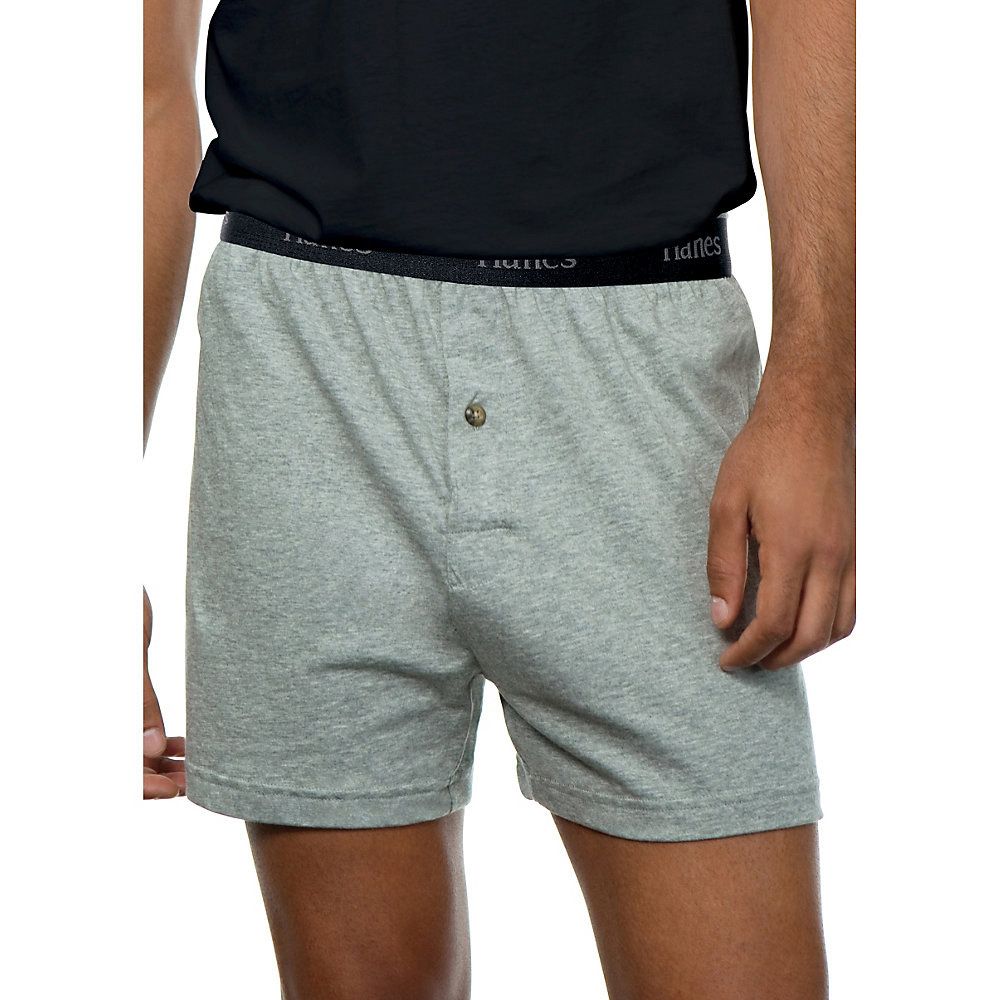 Hanes men's knit on sale shorts