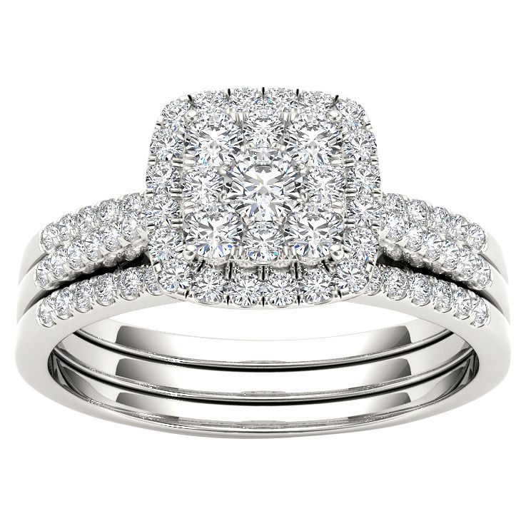 Fingerhut Catalog Wedding Ring : 10k White Gold 1 2 Ct Tw ...