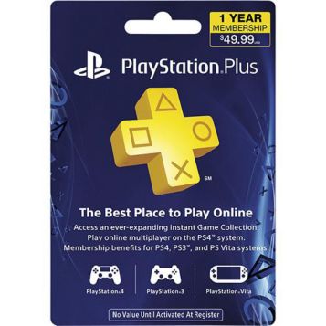 Playstation ps plus deals card