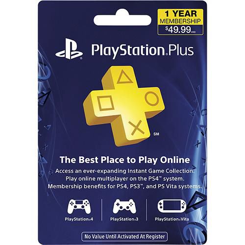 Gift Card Digital Sony Playstation Plus 12 Meses