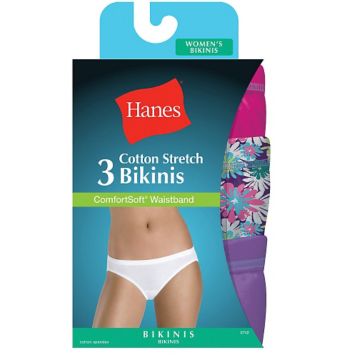 Fingerhut - Hanes Women's 3-Pack Bikini Underwear