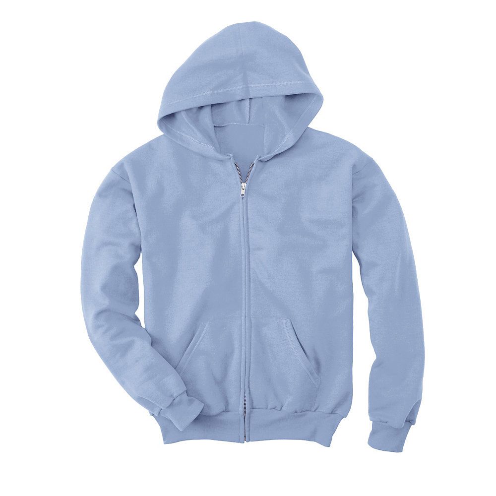 Hanes Comfortblend EcoSmart Kids` Full-Zip Hoodie Sweatshirt, S