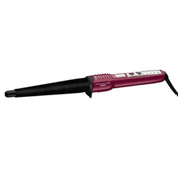 Flocked curling outlet iron