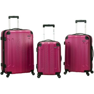 Inusa Resilience 3-Piece Hardside Spinner Luggage Set in Sand