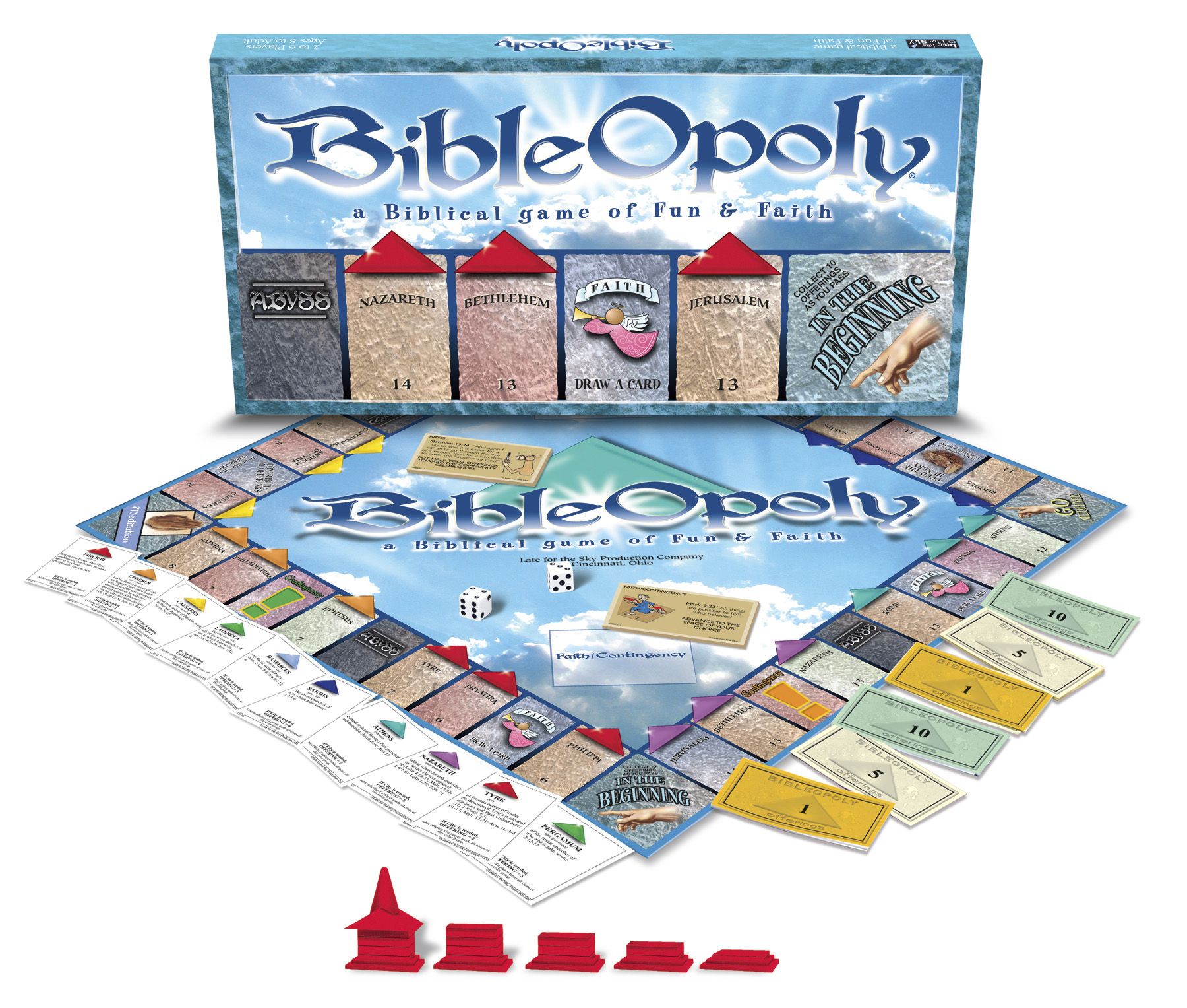 Late for the Sky Cat-Opoly Board Game 