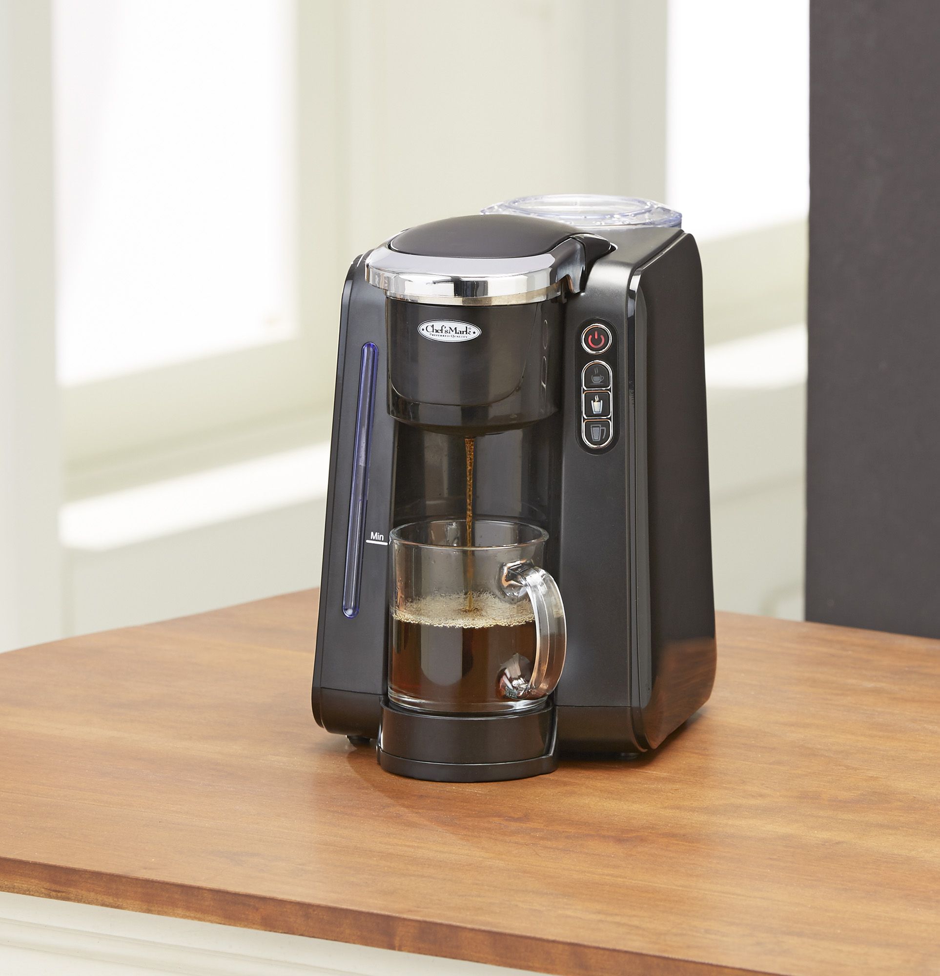 Fingerhut - Chef's Mark K-Cup Programmable Single-Serve Coffee Machine