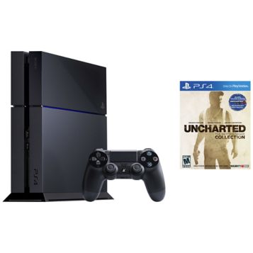 Fingerhut - Sony PlayStation 4 500GB Console Uncharted: Nathan Drake  Collection (Game Voucher) Bundle