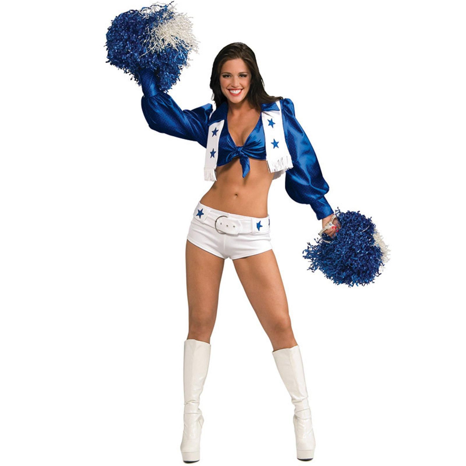 Dallas Cowboys Cheerleader Adult Costume - Costume Holiday House