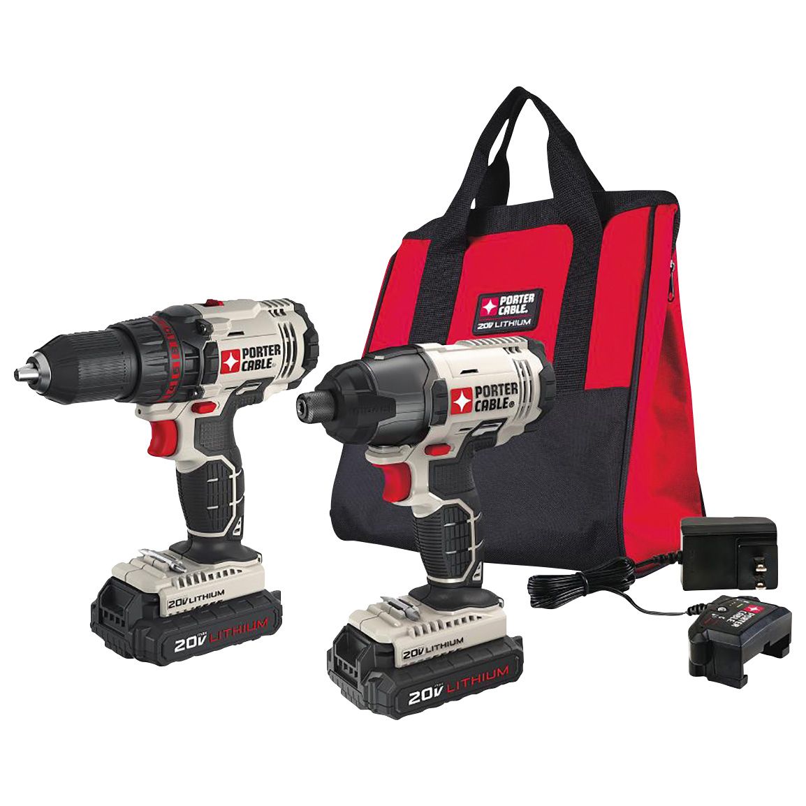 Fingerhut - Genesis 20V Cordless 5-Pc. Tool Combo Kit