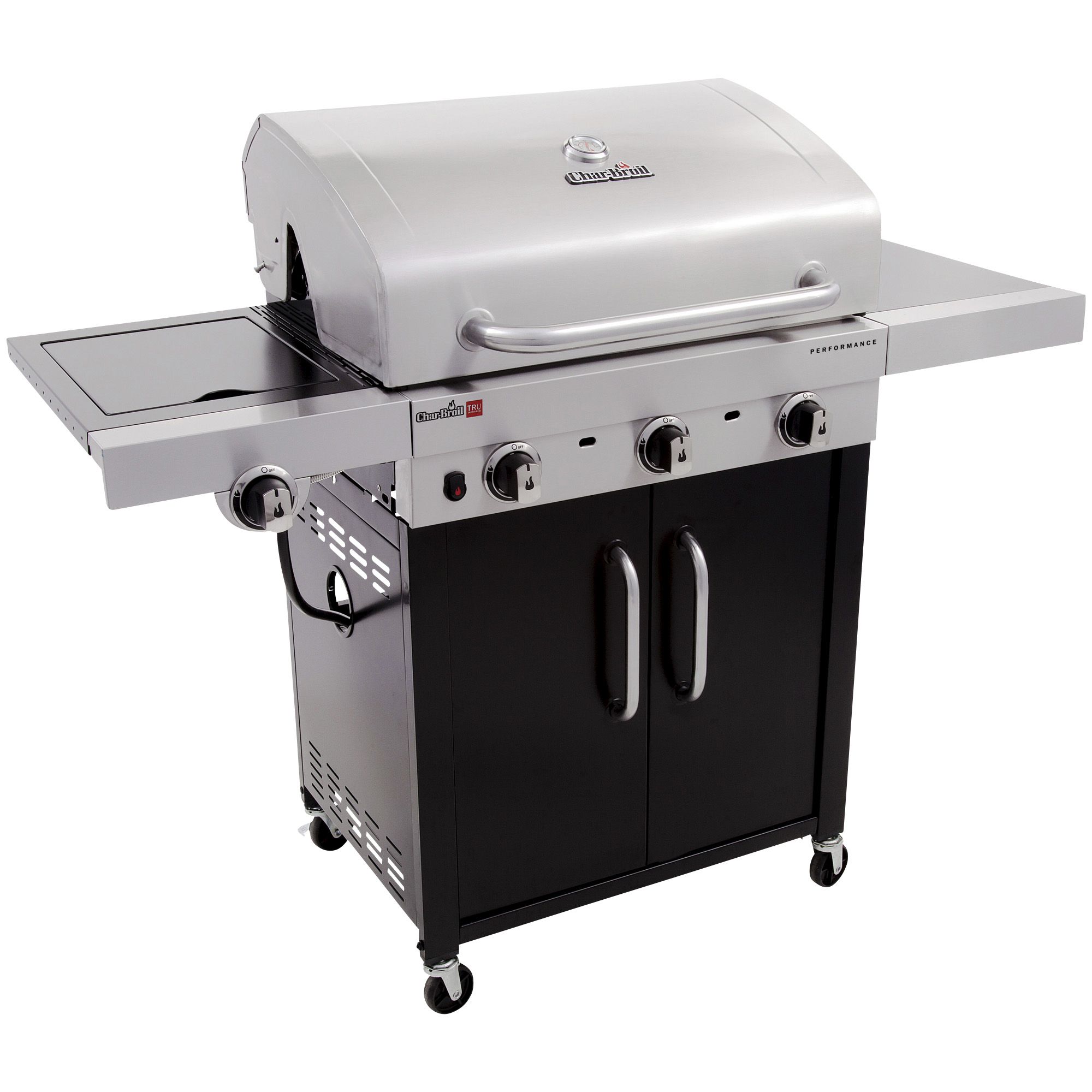 Char Broil Performance TRU Infrared 24 000 BTU 3 Burner Gas Grill Stainless Steel