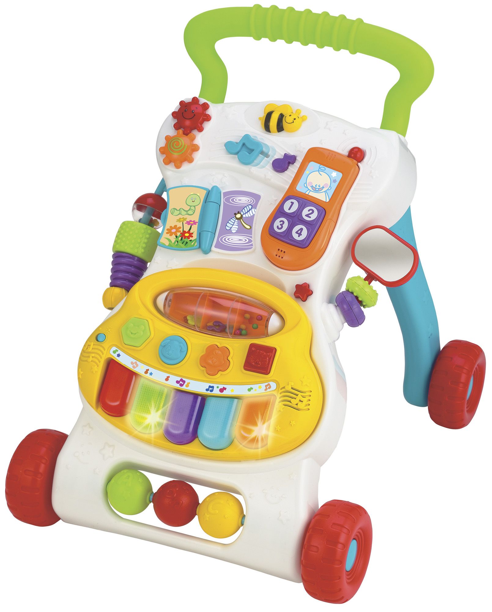 Winfun grow with me cheap musical walker