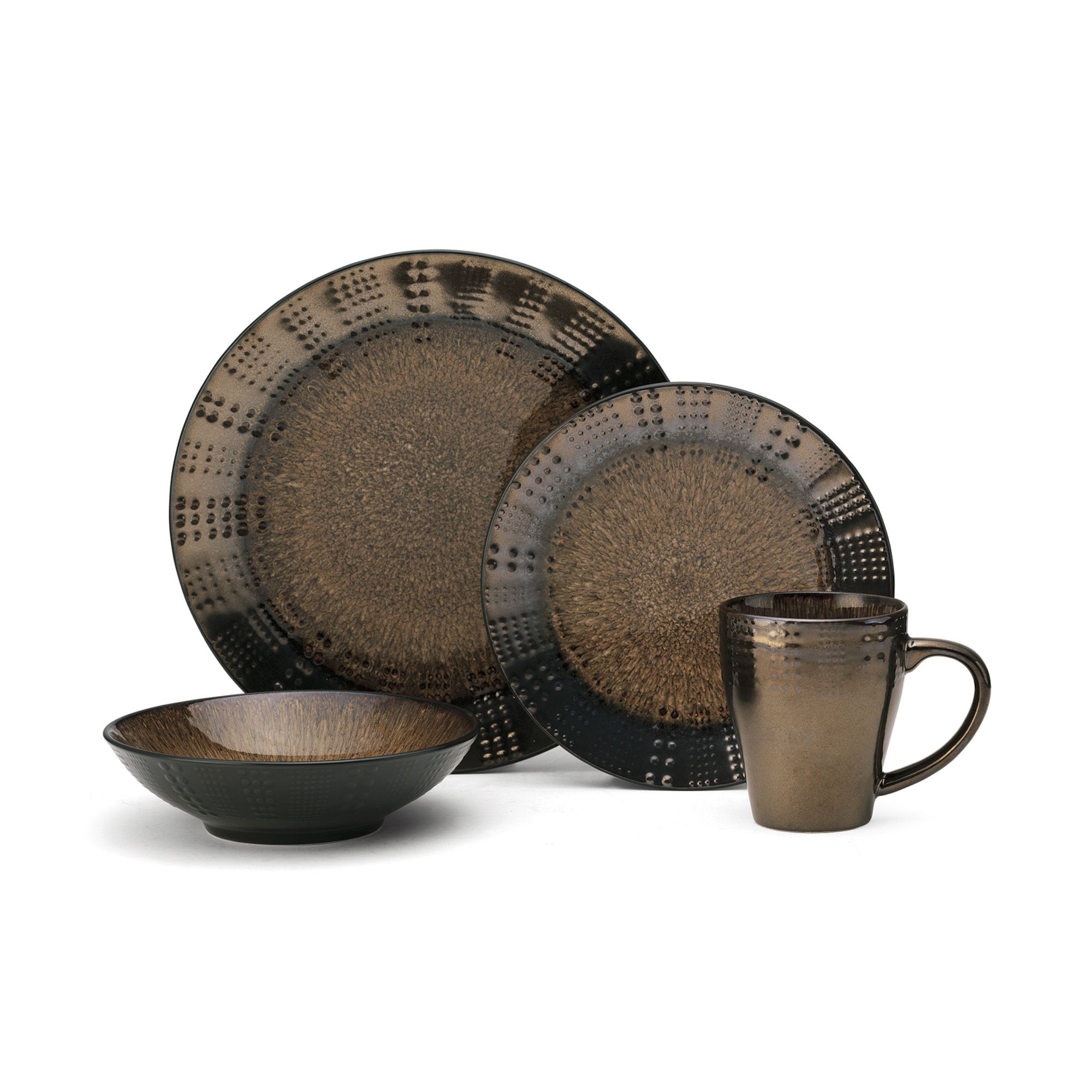 Mikasa Karina Bone China - Juego De Vajilla Ligero Resistente A Las