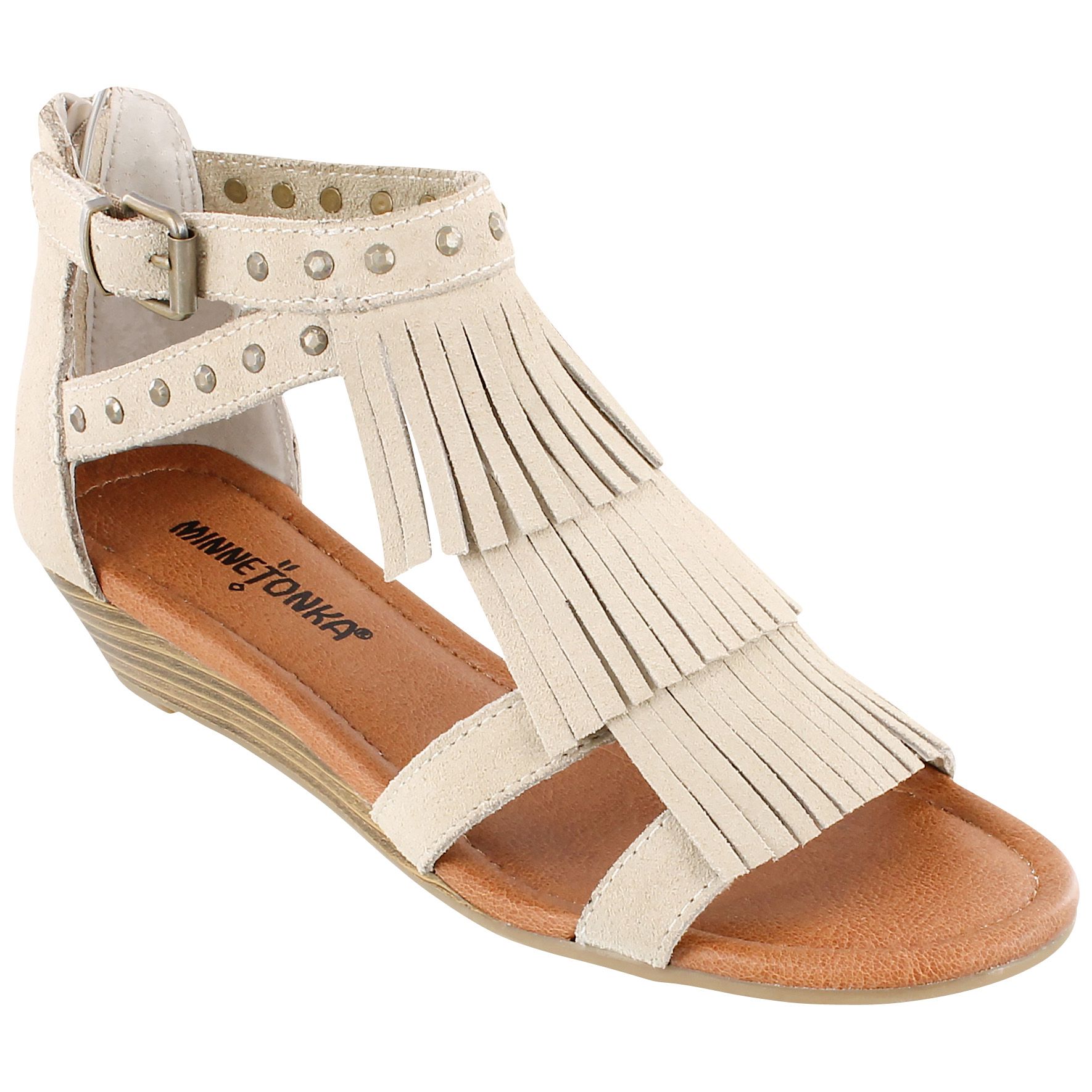 Minnetonka on sale fringe sandals