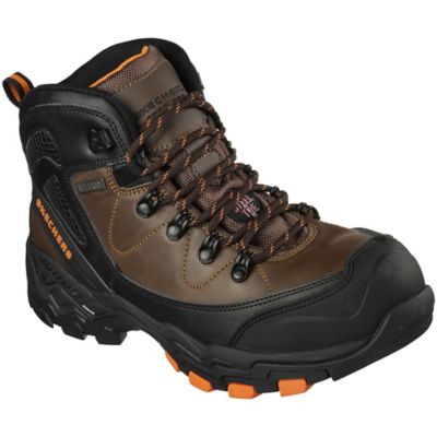 skechers steel toe boots with memory foam