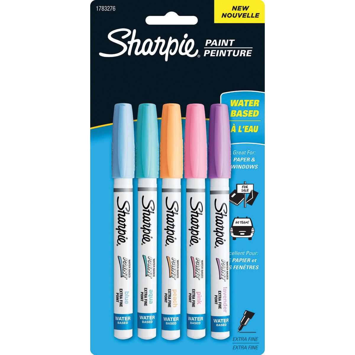 Sharpie Water-Based Paint Markers, Extra-Fine Point