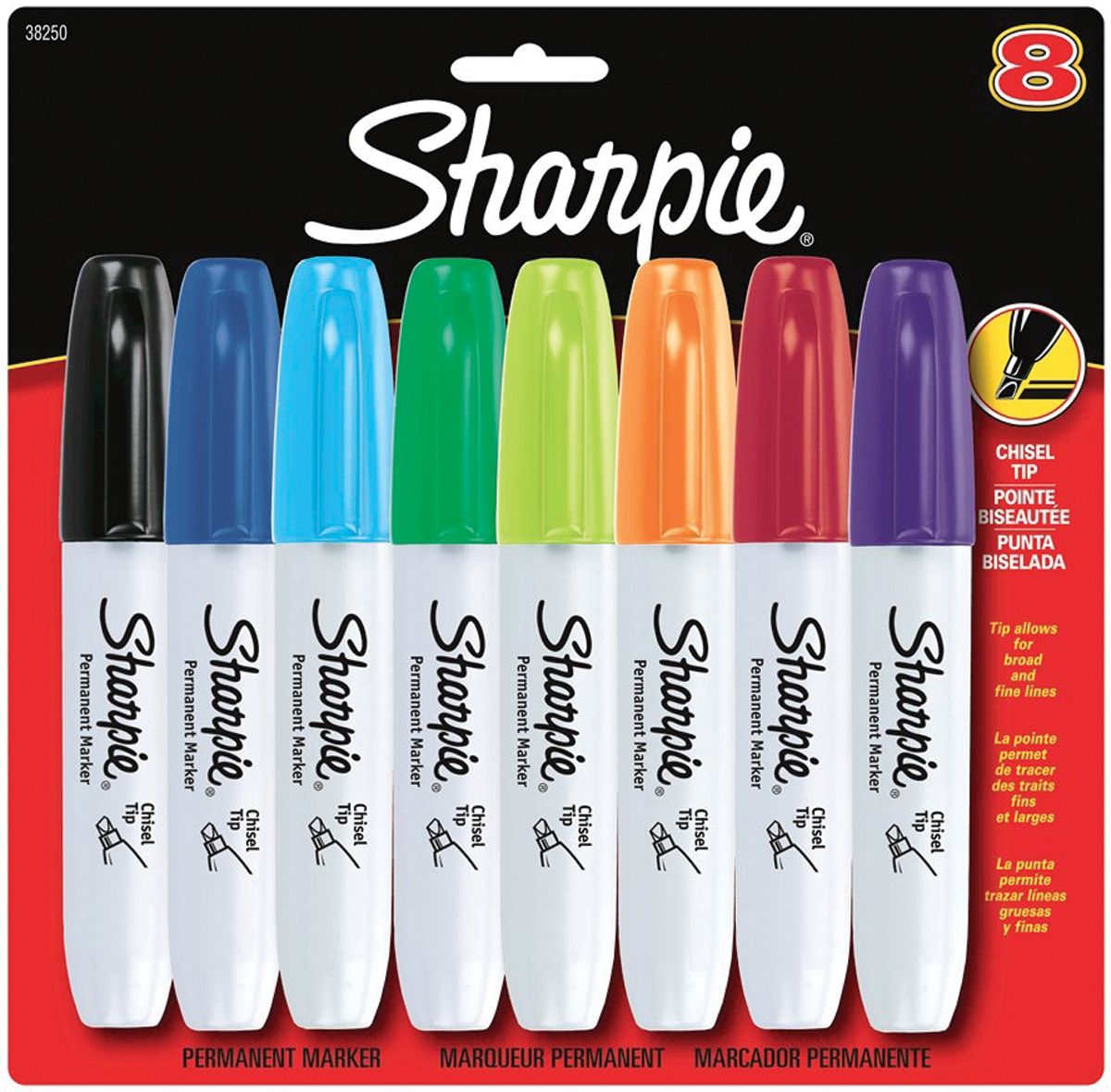 Sharpie® Chisel Tip Permanent Marker - Parker SAN2083007 PK