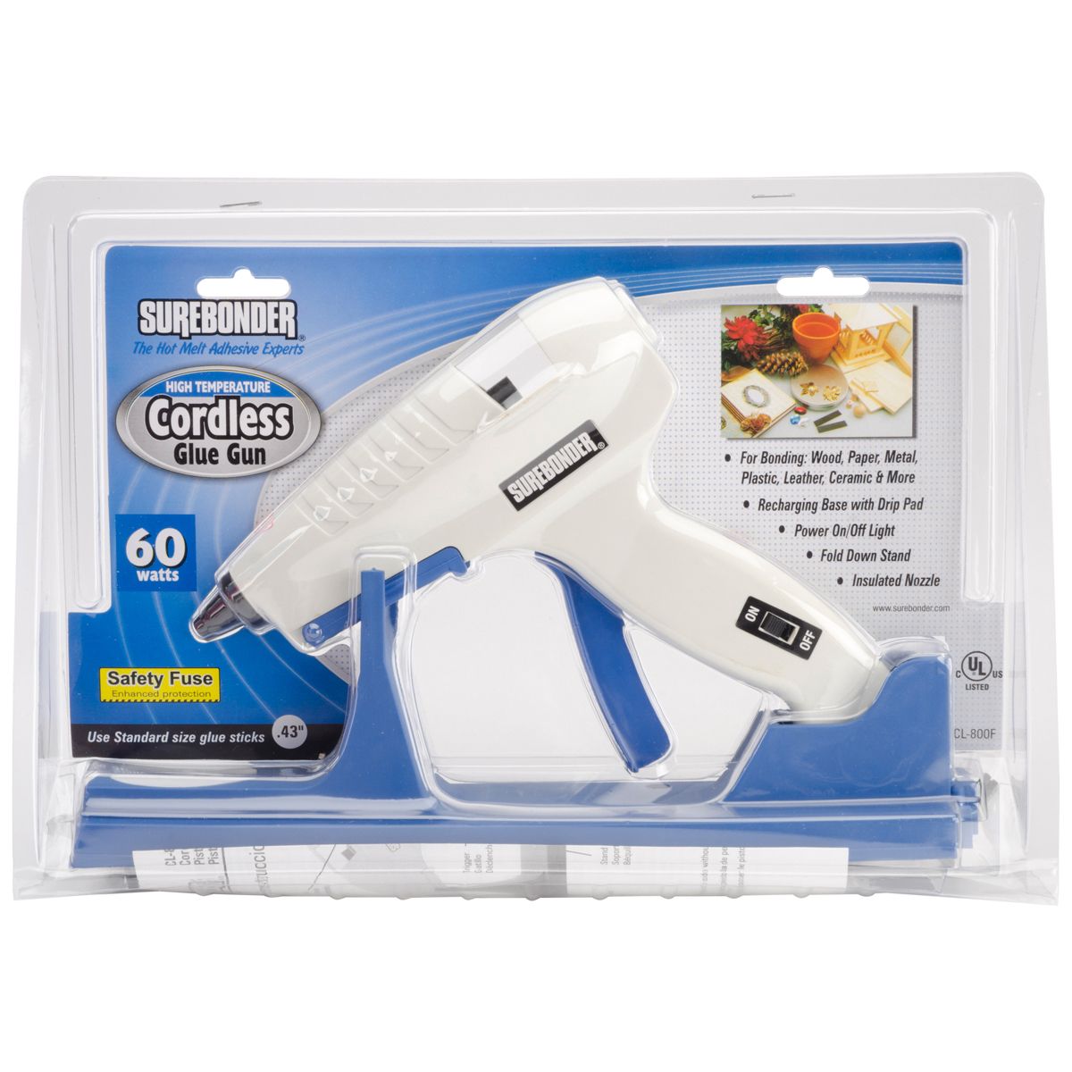 Glue and Adhesives - Glue Gun - Cordless High Temp with Recharging