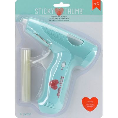 Sticky Thumb Cordless Mini Hot Glue Gun 