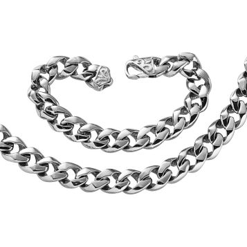 Hot topic cuban on sale link stainless choker chain