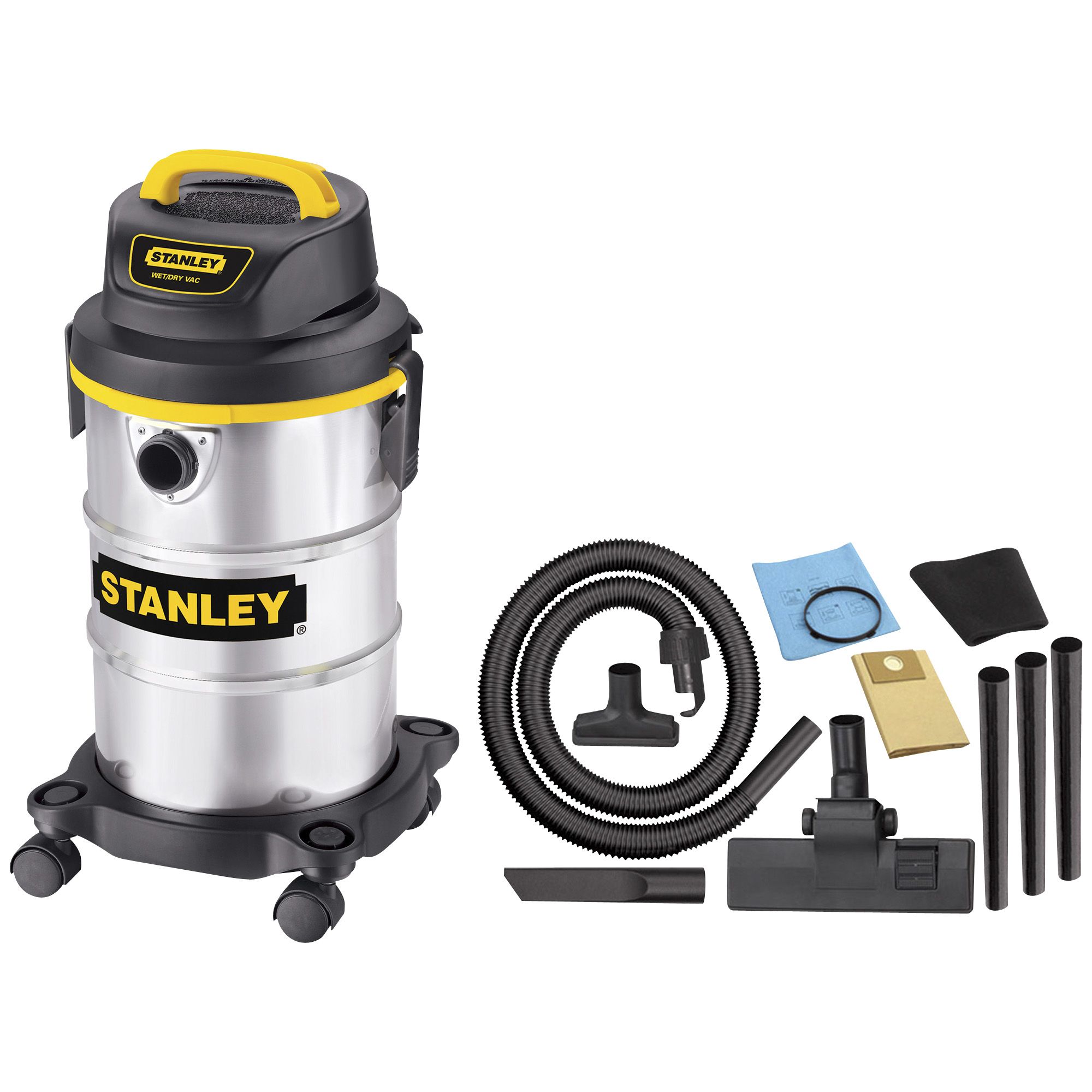 Stanley 5-Gal. Wet/Dry Vacuum Stainless-Steel SL18130 - Best Buy