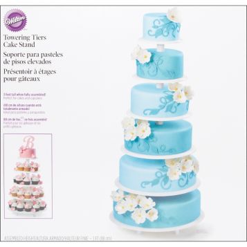 Wilton towering 2025 tiers cake stand