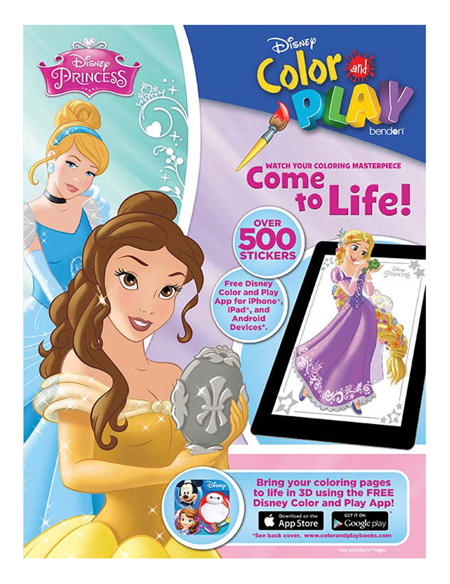 Disney Coloring Book - Color and Play - DISNEY Princess 