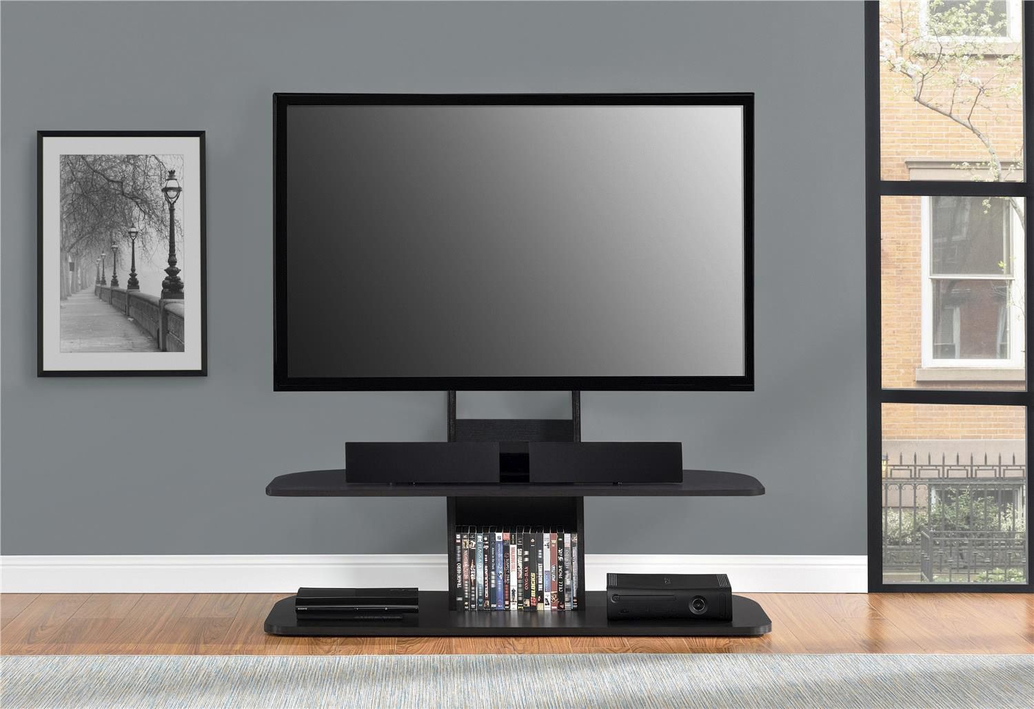 Tv stand to hold on sale 65 inch tv