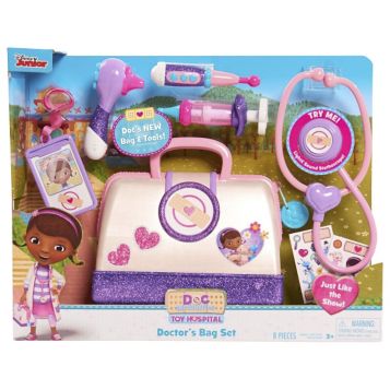 Doc mcstuffins toy hospital doctor's hot sale bag set