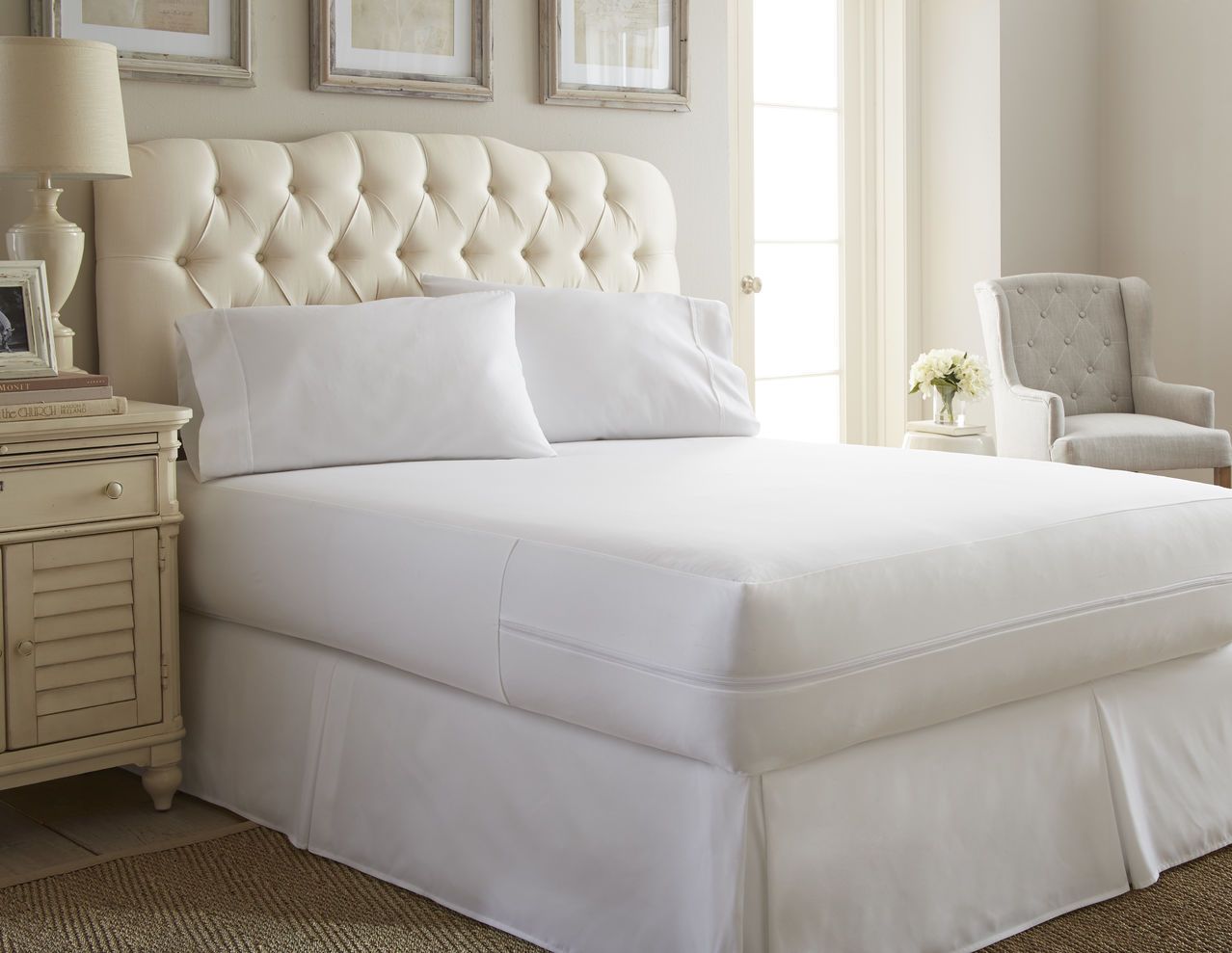 Hastings Home Twin XL Zippered Waterproof Mattress Protector