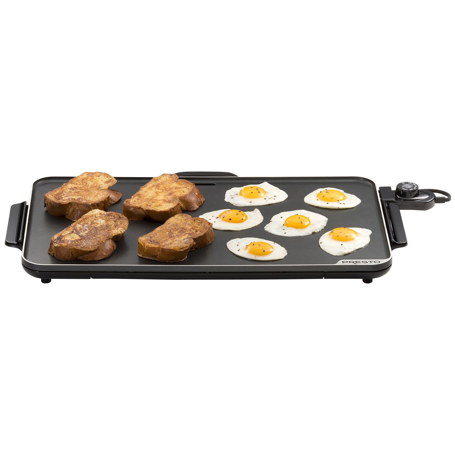 Electric Griddle Nonstick Extra Large - 16 Slices of French Toast at One  Time, with Cool Touch, Temperature Control Griddles, Easy Cleaning, Black