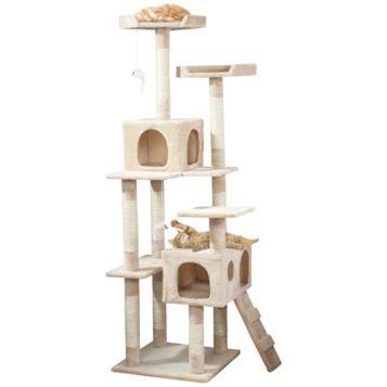 Cat store tree beige