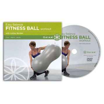 Gaiam balance ball online workout dvd