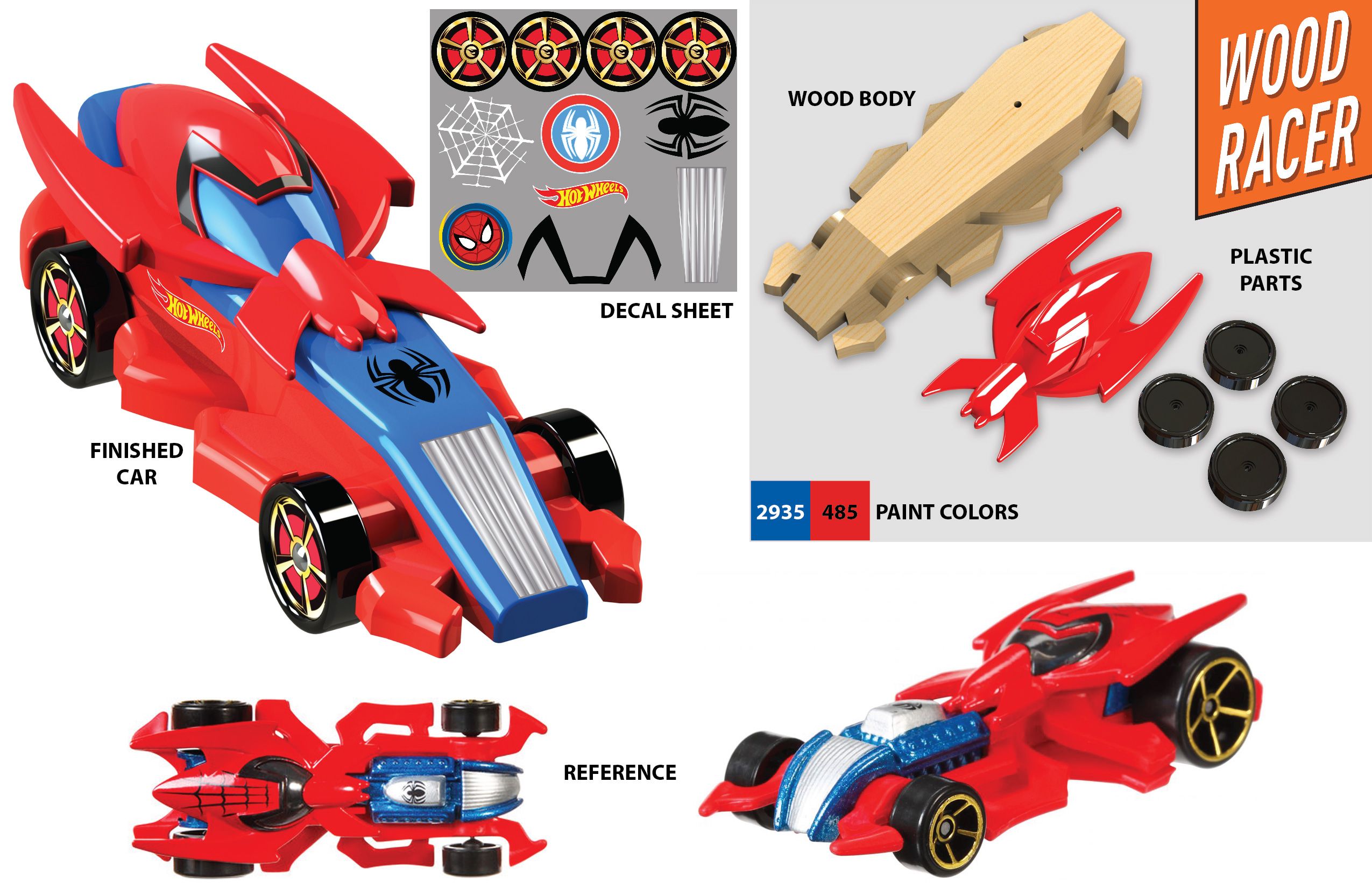 Hot wheels store wood racer