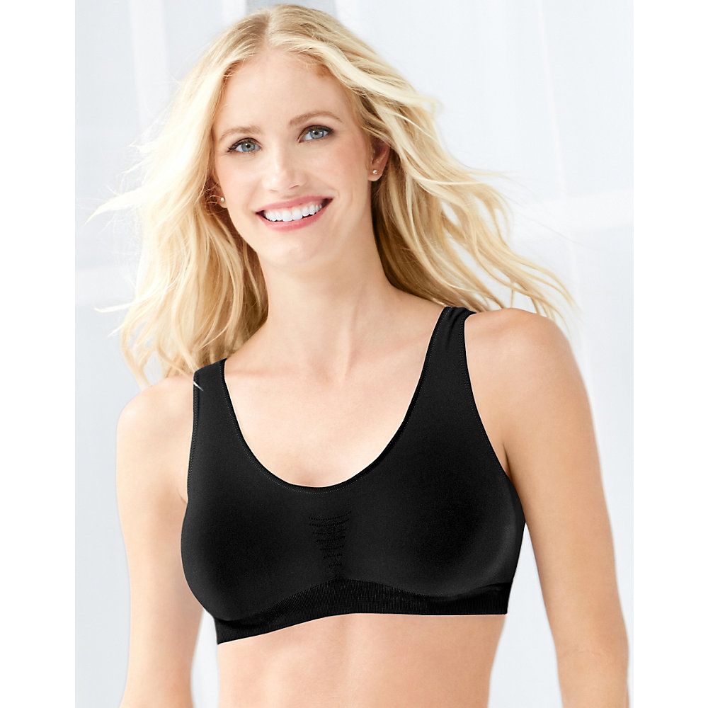 Bali Comfort Revolution ComfortFlex Fit Shaping Wireless Bra Black